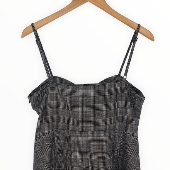 Cooperative Corset Tie Up Fit and Flare Sweetheart Neckline Plaid Dress size 8 - Picture 8 of 15